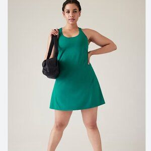 Athleta Ultimate Ease Fitness Dress Size Large in Olive